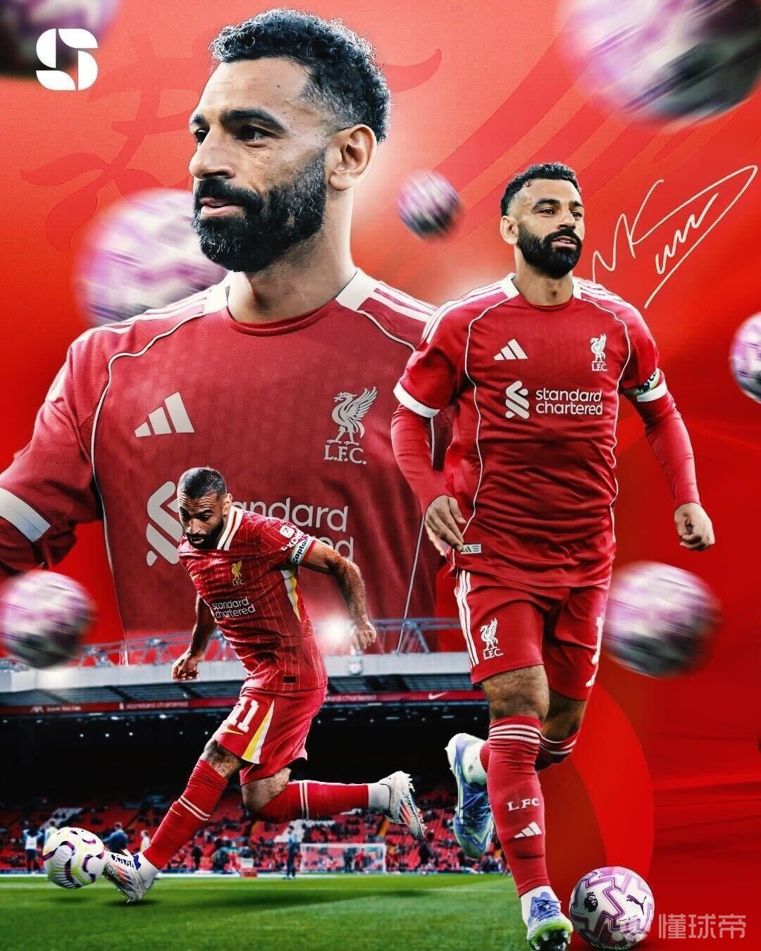 对纽卡10球10助，萨拉赫是英超对单一对手进球助攻两双第一人